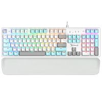 Клавиатура игровая A4tech Bloody S515R Icy White механическая, 104btns, USB, Анг/Рус, 1.8м, подсветка RGB